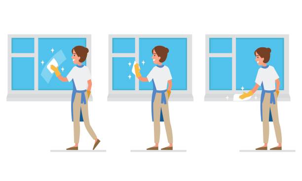 Window Claning Animation 780+ Cleaning Office Window Stock Illustrations, Royalty-Free Vector ...