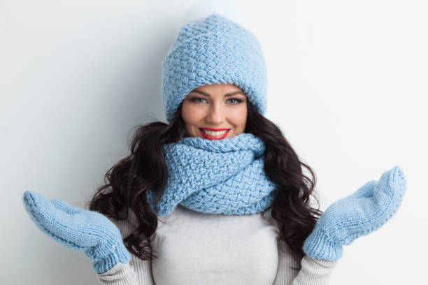 istock Woman in warm clothing 842462764