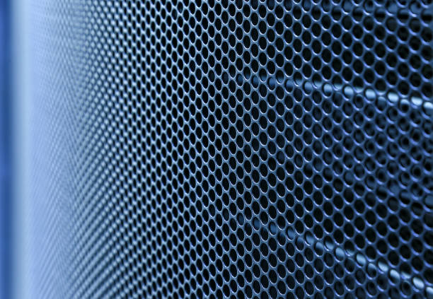 Door perforated of server rack cabinet. Door perforated of server rack cabinet. ring tilt stock pictures, royalty-free photos & images