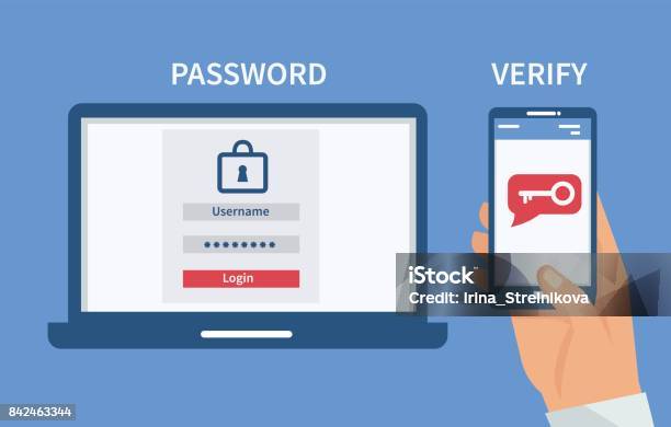 Authentication Stock Illustration - Download Image Now - Password, Log On, Security