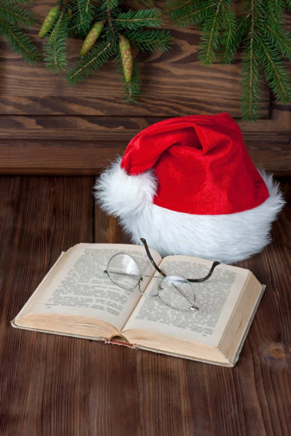 istock Christmas gift card with holiday composition 842465906