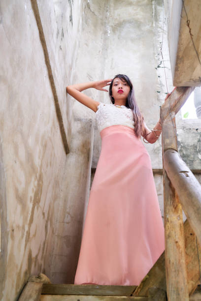 istock Beautiful woman posing - touching the hair 842467580
