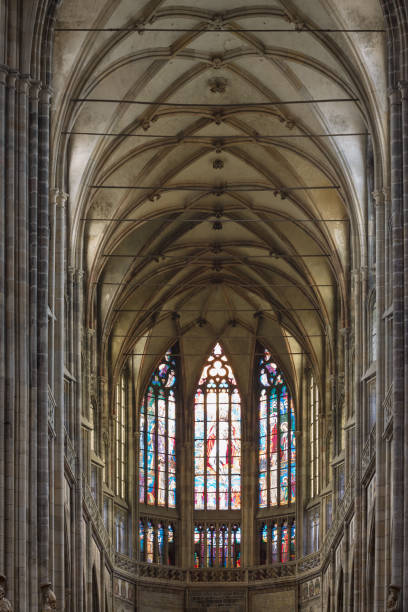 istock Interior of St. Vitus Cathedral in Prague, 842469768