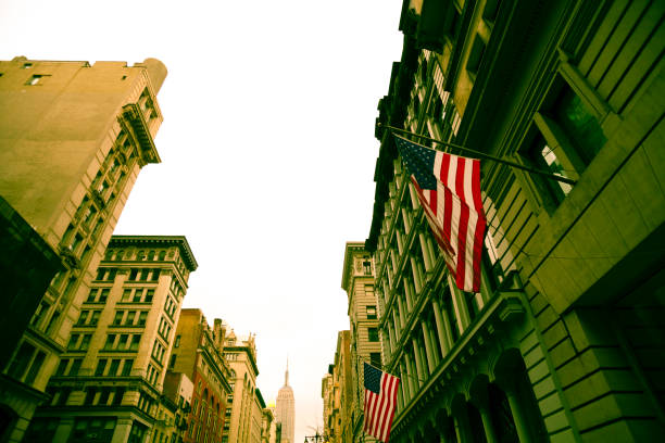 City street in Manhattan