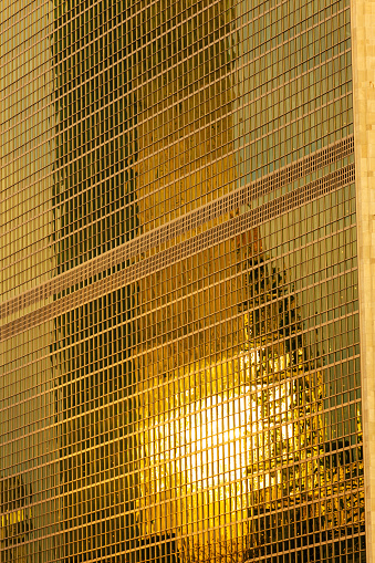 Reflections in the United Nations Building, New York City