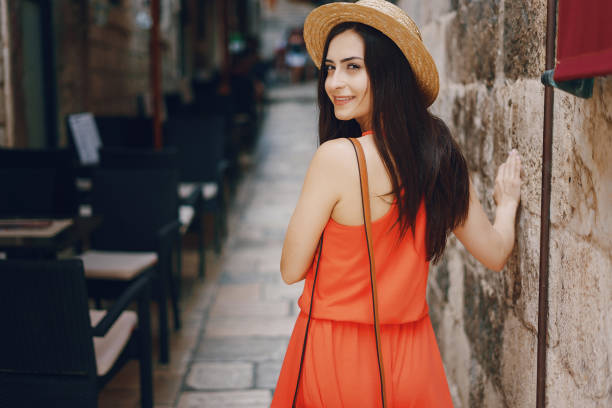 istock pretty brunette outdoors 842477730