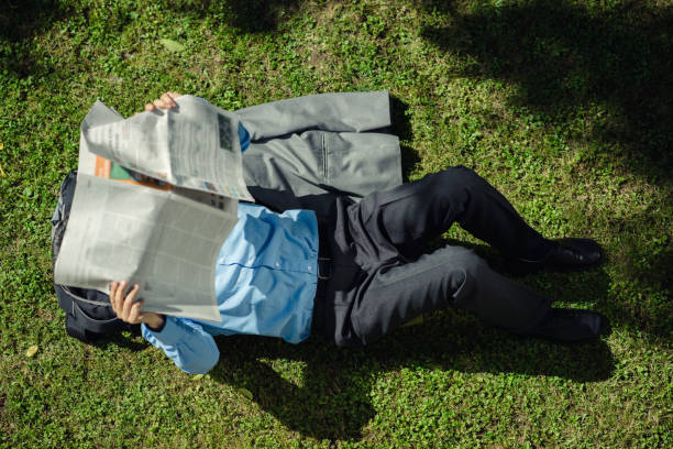 istock Businessman reading the newspaper 842481426