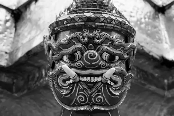 Photo of Giant of Wat Phra Kaew or Grand Palace, Bangkok, Thailand