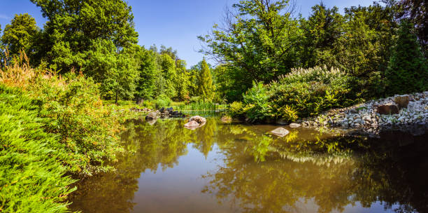 istock Nice lake in the middle of the bational park 842483890