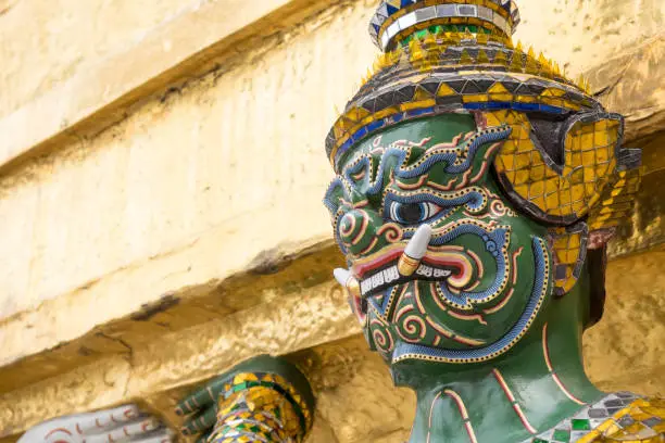 Photo of Giant of Wat Phra Kaew or Grand Palace, Bangkok, Thailand