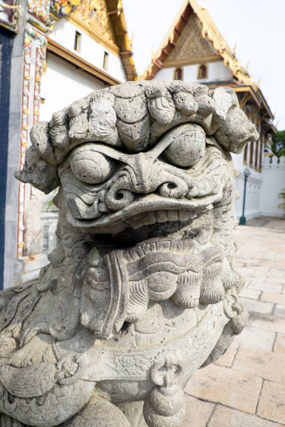 istock ancient stucco chinese doll in a temple, Bangkok, Thiland 842489548