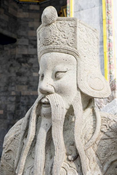 istock ancient stucco chinese doll in a temple, Bangkok, Thiland 842489582