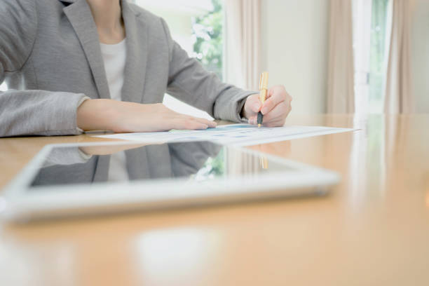 istock Businesswoman Working In Her Office 842571136
