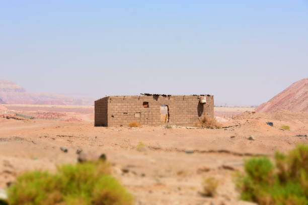 istock An abandoned building in the desert 842574144
