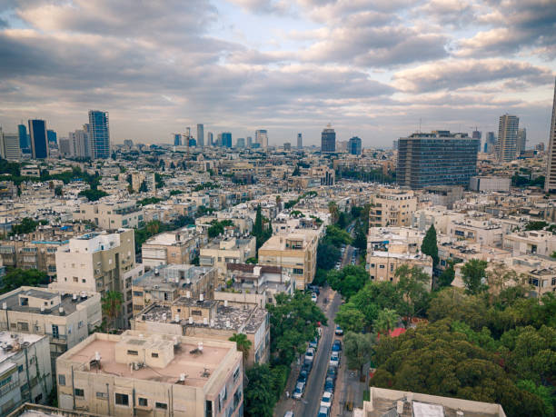 istock tel aviv israel skyline drone view 842576220