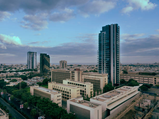 istock tel aviv israel skyline drone view 842576222