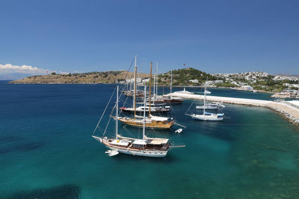 istock Bodrum Town in Mugla City, Turkey 842596010