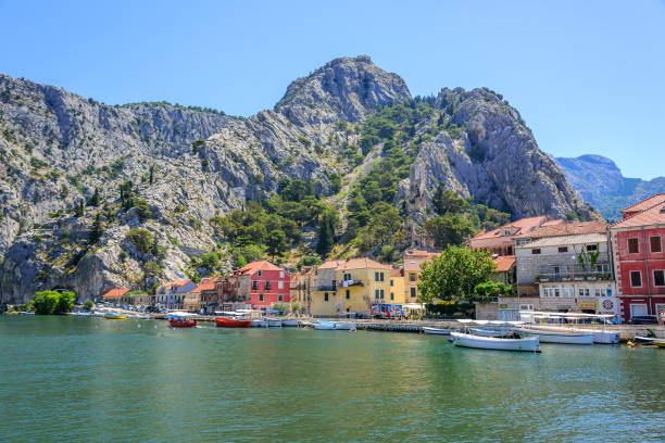 istock Town Omis in Croatia 842609194