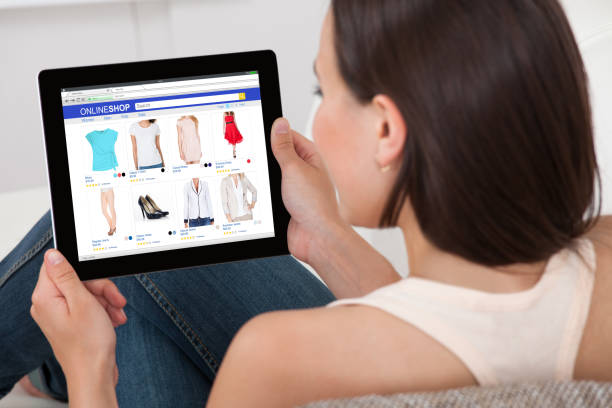 istock Woman Holding Digital Tablet With Blank Screen 842613444