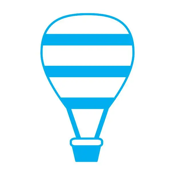 Vector illustration of air balloon icon