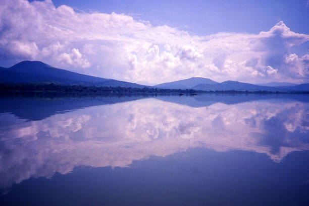 Reflection in Lake Patzcuaro Mexico