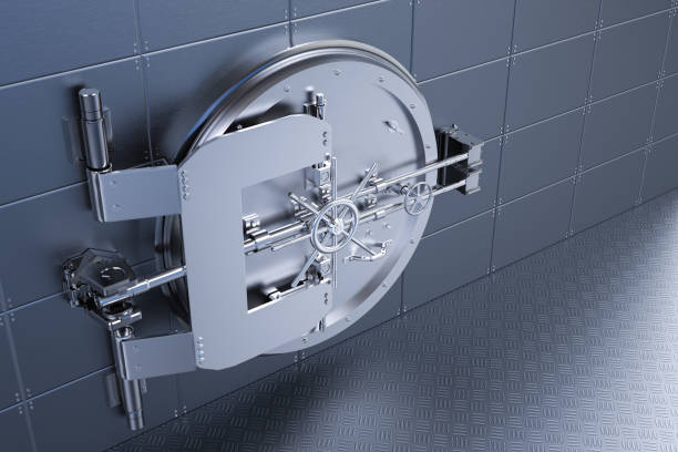istock metal bank vault 842678130