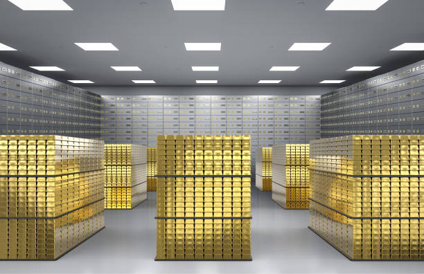 istock bullion and safe deposit boxes in room 842678132