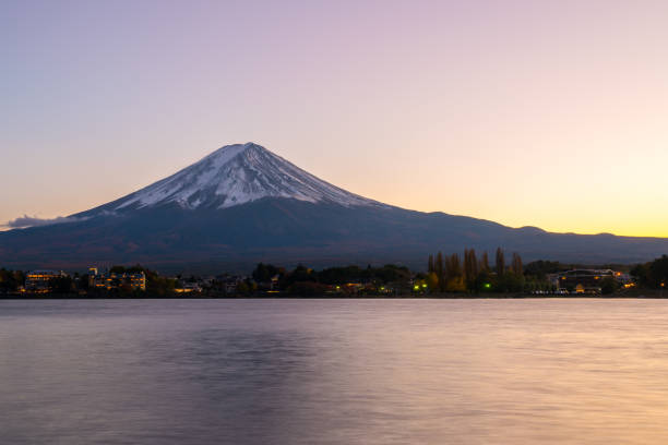 istock Mt Fuji in sunset twilight, Japan. 842678972