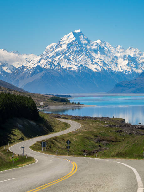 istock Road to Mount Cook, New Zealand 842679366