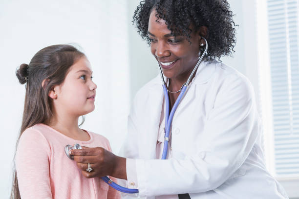 istock Female pediatrician examining young patient 842696400