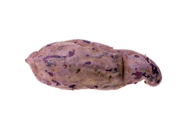 istock Purple sweet potato  Isolated on White Background 842700048