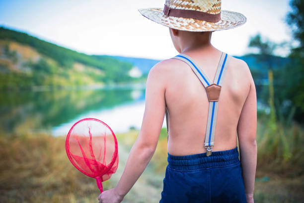 Fishing, Lake, Hat, Human Back, Recreational Pursuit