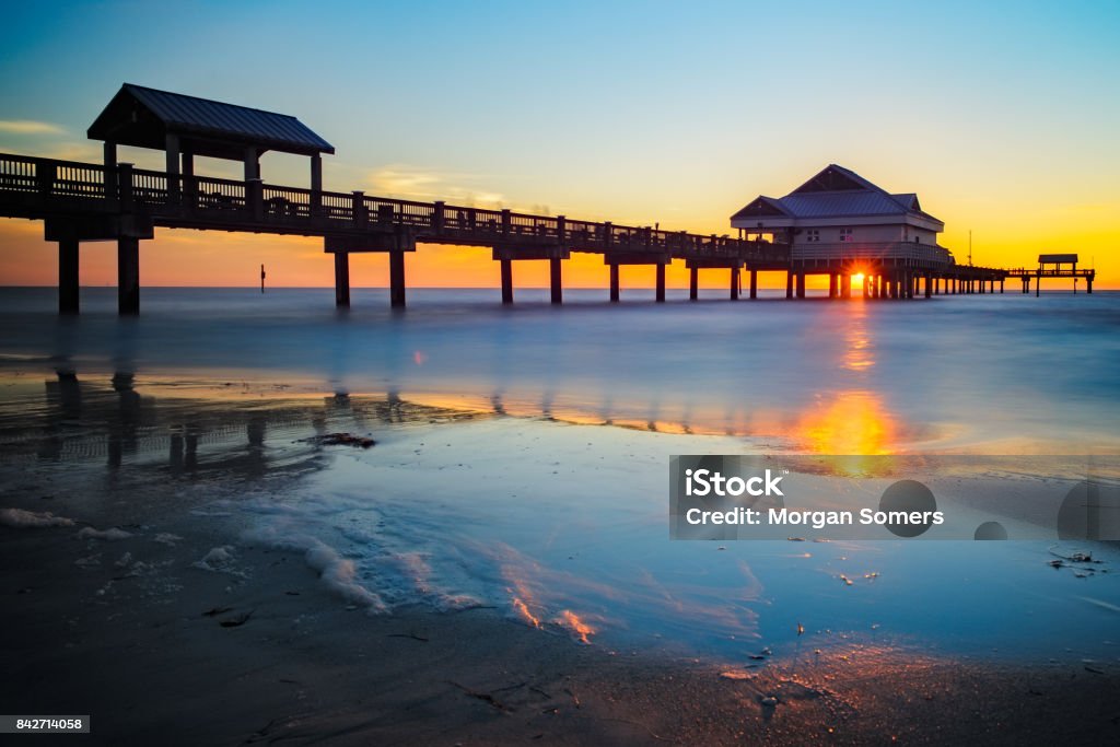 Pier 60 Clearwater Beach. Clearwater, FL Florida - US State Stock Photo