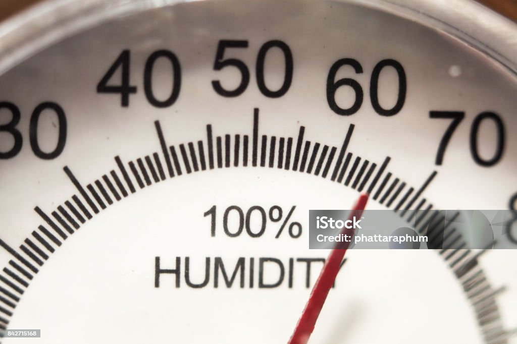 hygrometer gauge Humidity Stock Photo