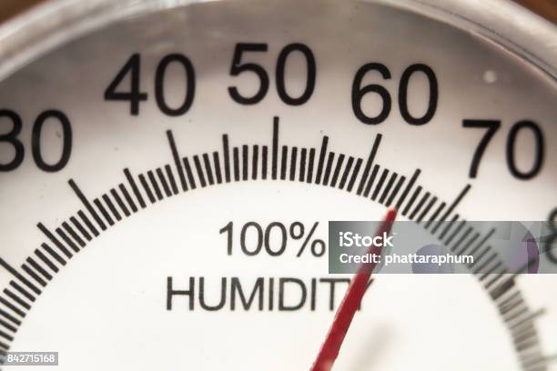 Hygrometer Gauge Stock Photo - Download Image Now - Humidity, Condensation, Meter - Instrument of Measurement