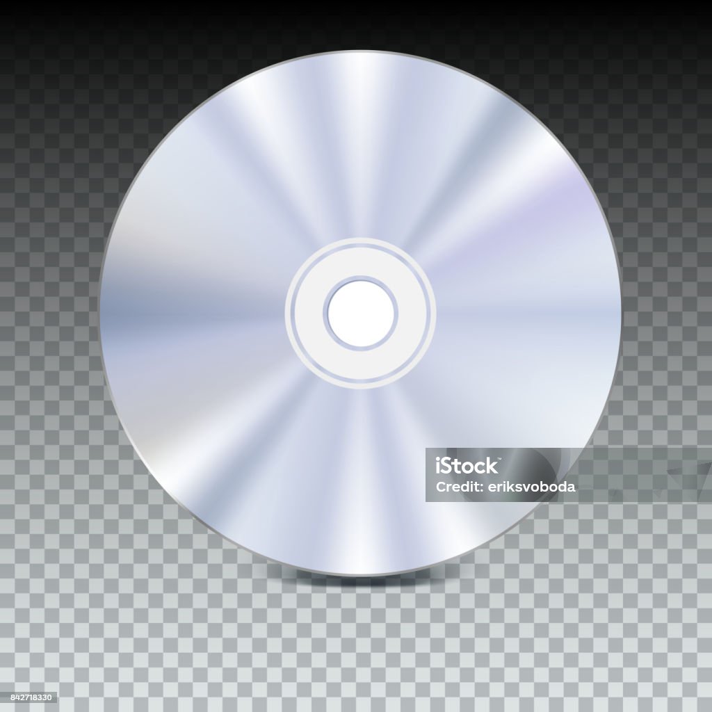 Dvd Or Cd Disc Blueray Technology Vector 3d Illustration Realistic ...
