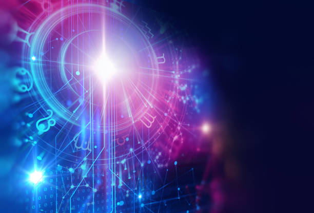 istock Astrology and alchemy sign background illustration 842722298