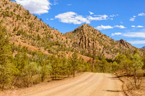 istock Bunyeroo Gorge Road - Wilpena Pound 842730358