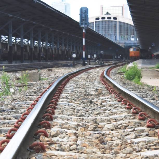 istock dark blurred train station in Bangkok,Thailand 842730556