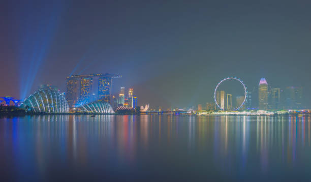 istock Skyscrapers in Singapore in financial district 842743402