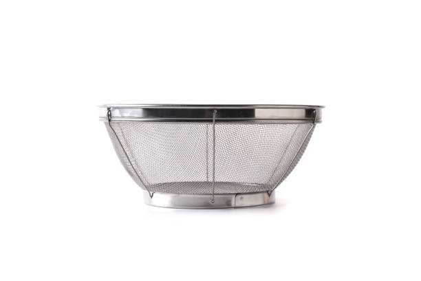 istock stainless steel fry basket on white background 842758702