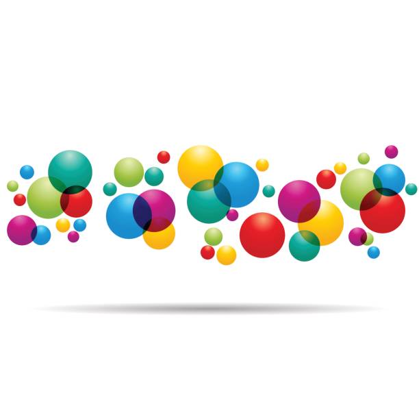 ilustrações de stock, clip art, desenhos animados e ícones de vector balloon background - bola de bilhar ilustrações