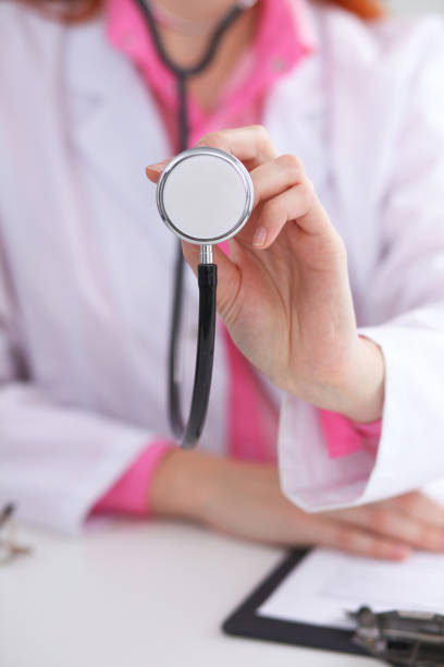istock Doctor with a stethoscope in the hands 842763812
