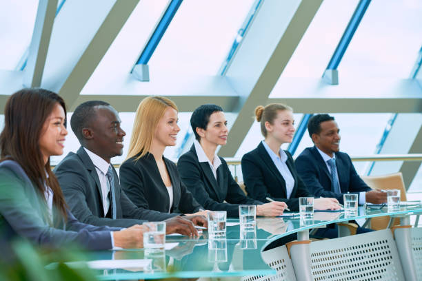 istock Participants of business conference 842772672