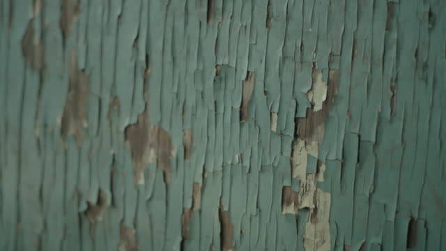 Old wooden surface. Cracked paint