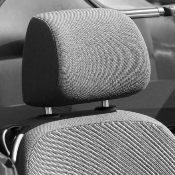 istock Open car with a view of the headrest 842782662