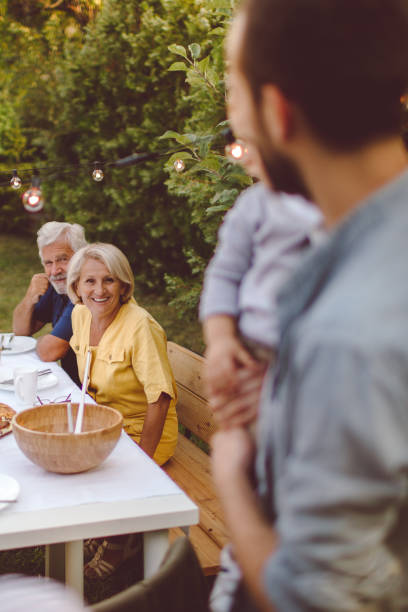 istock Proud grandparents 842789424
