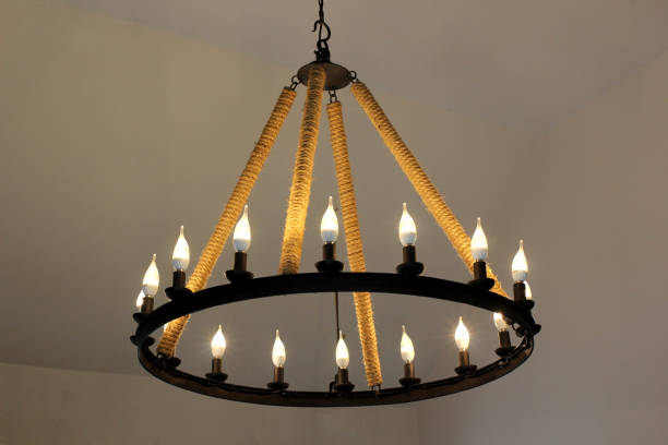 istock old vintage  lamp hanging on ceiling 842789586