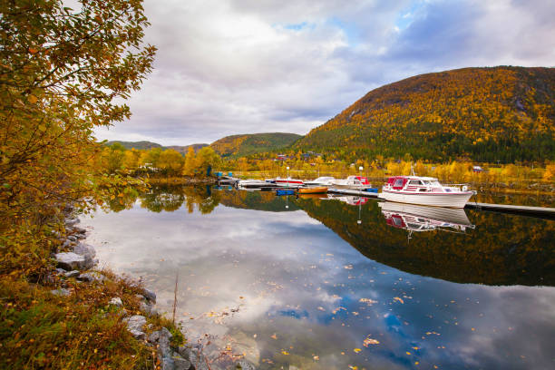 istock view on small marina on Hitra island, Norway 842797034