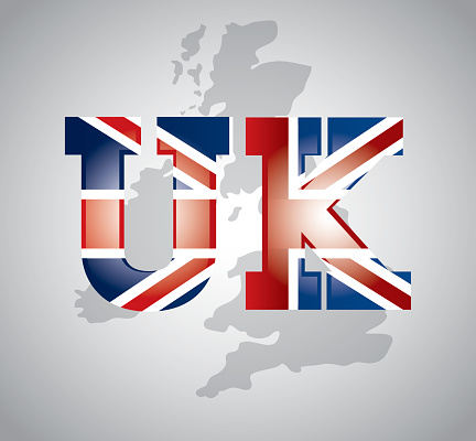 British design over white background, vector illustration.